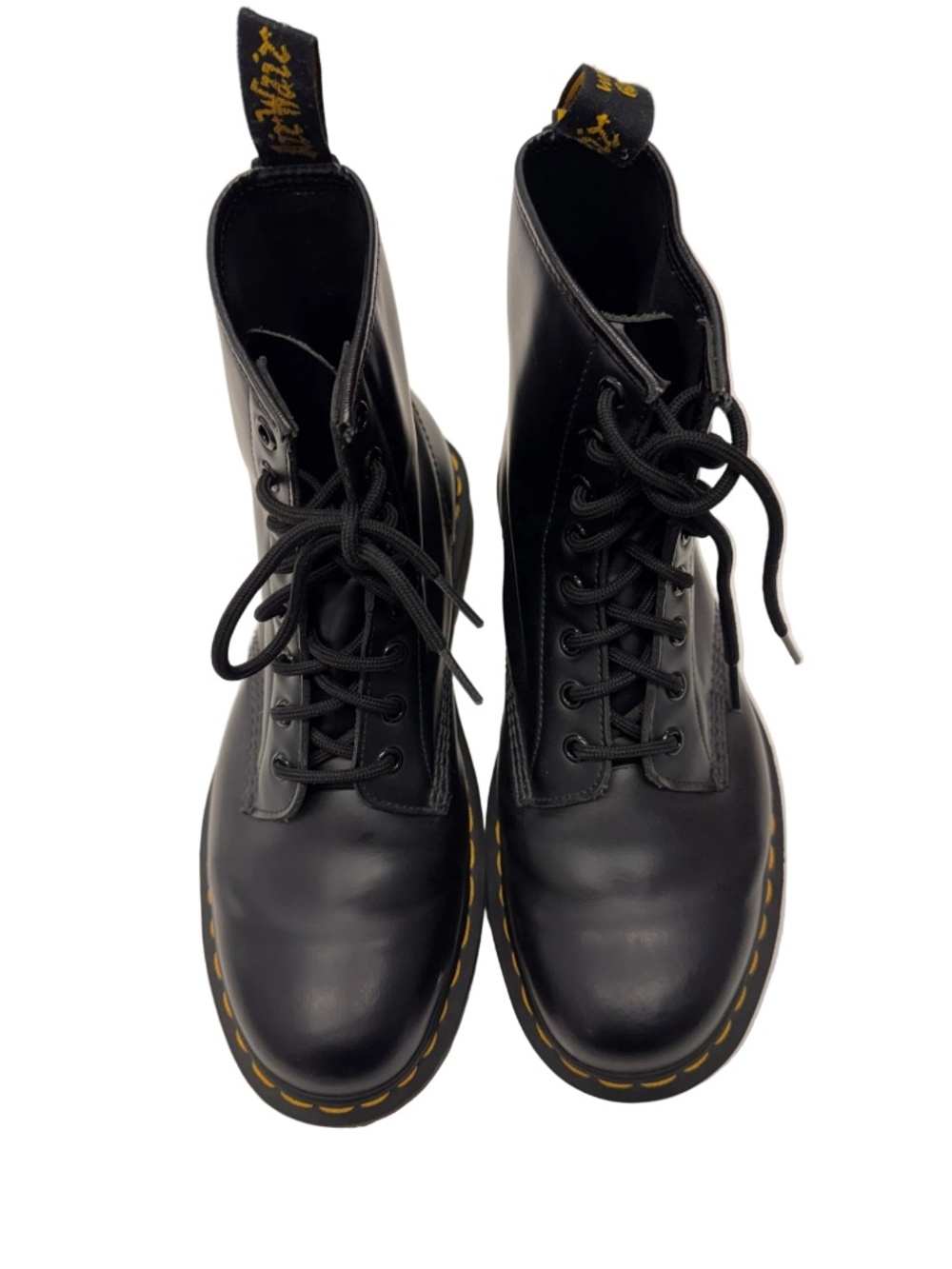 Dr. Martens AirWair Black Lace Up Boots Size 9